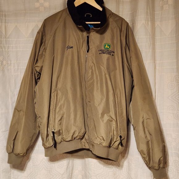 🚜 John Deere Tri-Mountain Work Jacket Fleece Lined 3XLT 🚜 - Picture 2 of 7